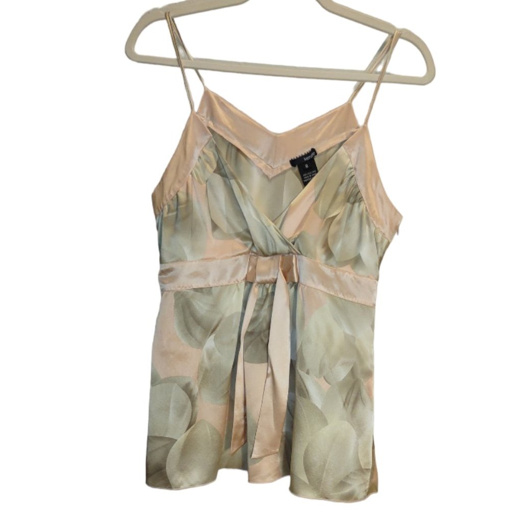 KENZIE SILK TANK CAMISOLE FLORAL PRINT 8 SIZE